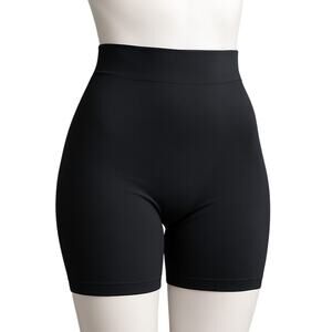 SKIMS Sculpting High Waist Mid-Thigh Shorts Black Shapewear Size XS